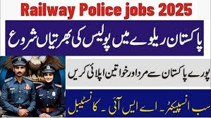 Pakistan Railways Police Jobs 2025 For Sub Inspector Legal